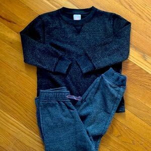 Boys XS Grey Joggers and Shirt